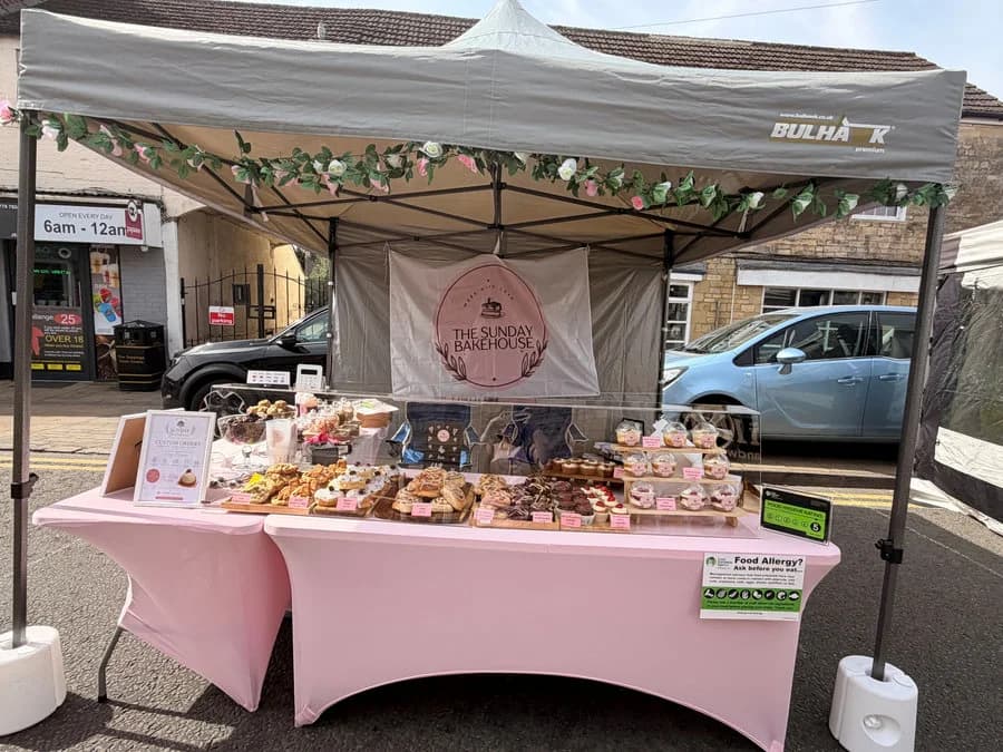 The Sunday Bakehouse market stall